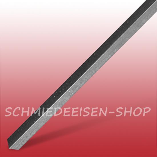 15 x 15 mm gehämmert Stahl S235JR 900 mm Material Zierstab Zaunstab Länge roh
