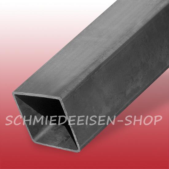 Profilrohr 20x20 mm gehämmert 1000 mm Stahlrohr Torbau Schmiedeeisen 21-020-1 